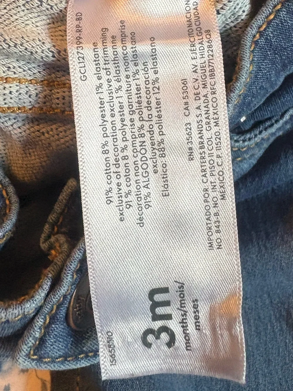 Osh Kosh B’gosh Baby Pull On Pants 3 months